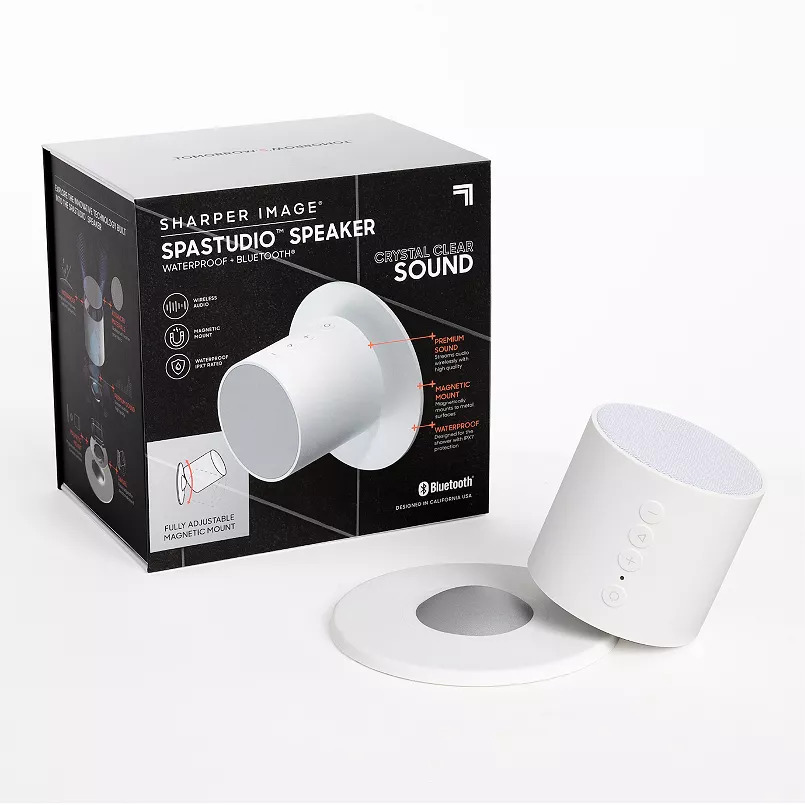 Sharper Image SpaStudio Waterproof Bluetooth Speaker | Kohls