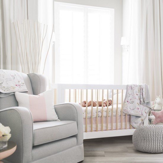 Spring Nursery Trends from Modern Nursery, Oilo Studio Fawn Crib Bedding Set