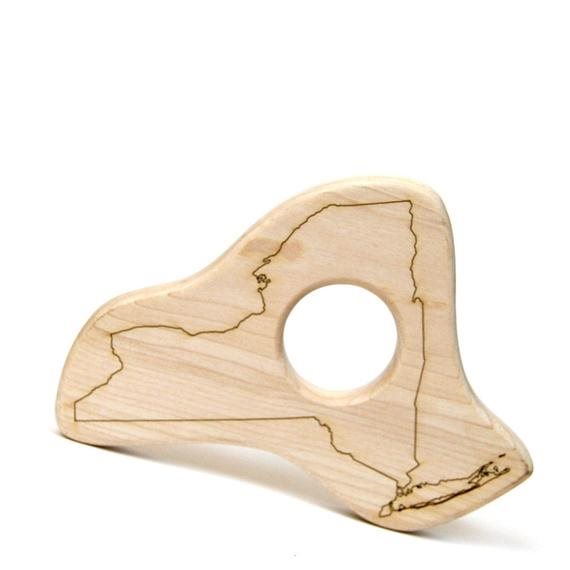 Best Baby Products Made in the USA, New York Toy Wooden Teether