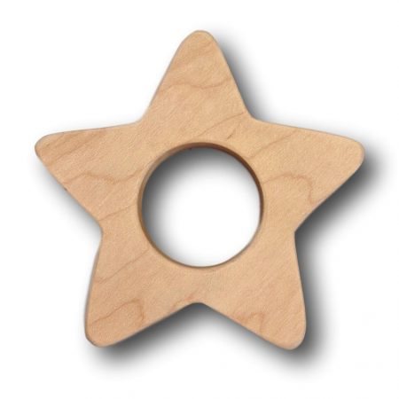 Best Organic Baby Products of 2019, Organic Wooden Star Teether