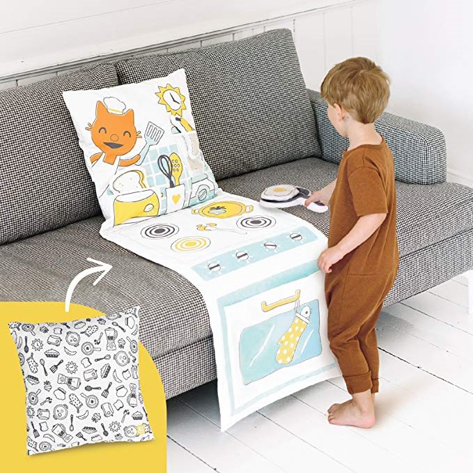 Hot, New, Must-Have Products from the ABC Kids Expo, Sago Mini 2-in-1 Fold Up Pillow Playset