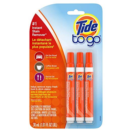 5 Must-Have Items in Every New Mom's Survival Kit, tide to go strain remover pens