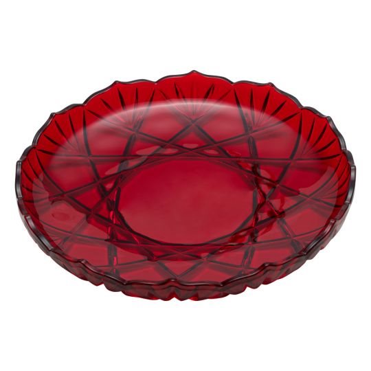 Holiday Serveware that Shines as Brightly as Christmas Morning, Saturn Glass Platter