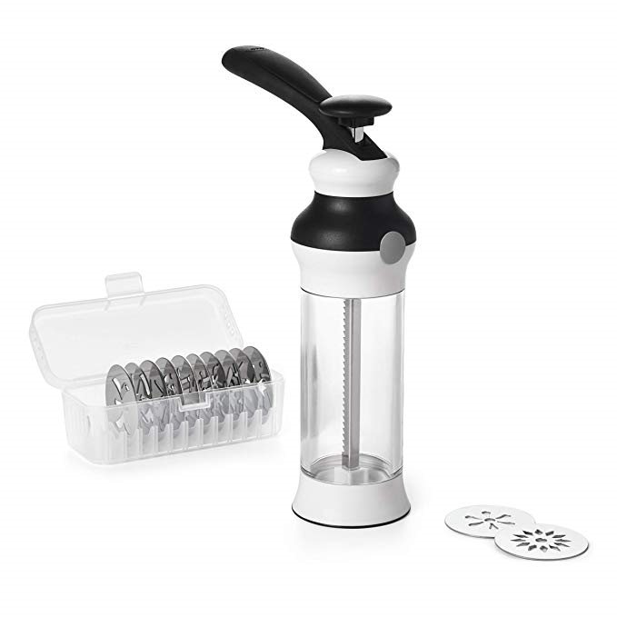 Best Kitchen Tools of 2018, OXO 12 Disks Cookie Press with Storage Case