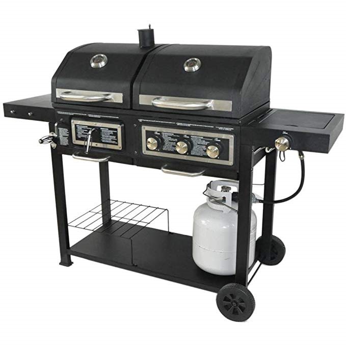 Best BBQ Grills of 2018, Dual Fuel Combination Charcoal/Gas Grill