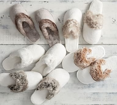 Ultimate Valentine's Day Gift Guide, Faux Fur Slippers