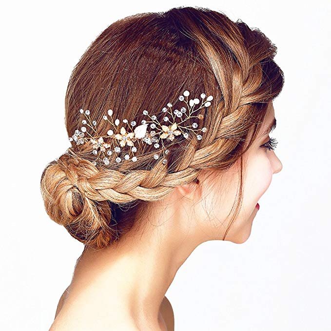 10 Great Gift Ideas for the Bride-to-Be, silver and gold hairpiece