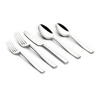 10 Great Gift Ideas for the Bride-to-Be, silverware consisting of two different size forks, a knife, and two different sized spoons.