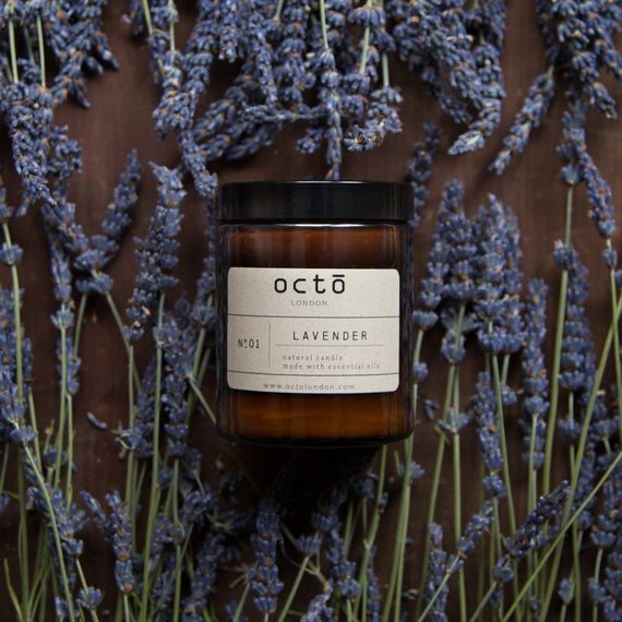Refinery 29's Guide to Cheap Gifts that Look Anything But, amber colored french lavender scented candle.