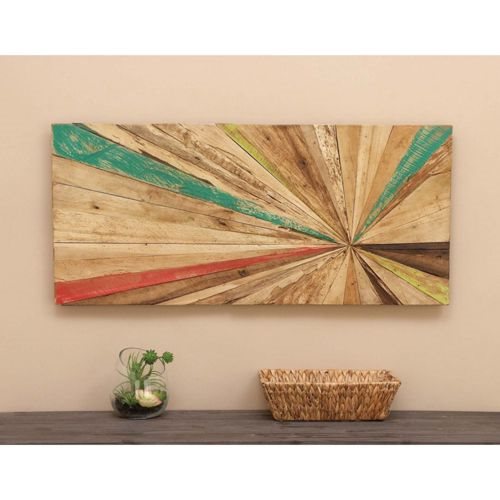 Earth Day: Favorite Organic Wedding Registry Ideas, DecMode Painted and Distressed Wall Sculpture
