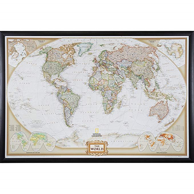 Wedding Registry Items for Couples with Kids, Craig Frames Wayfarer Executive World Push Pin Travel Map