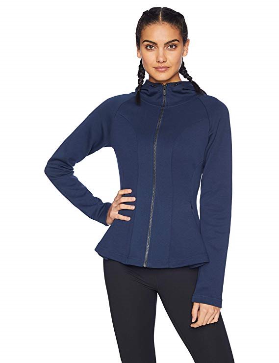 Oprah's Favorite Things: 15 Gifts You'll Actually Want This Year, Motion Tech Fleece Peplum Full-Zip Hoodie Jacket by Core 10
