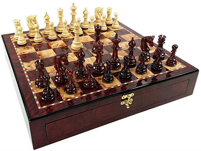 Las 19 mejores ideas de listas de regalos lujosas para parejas modernas, chess set