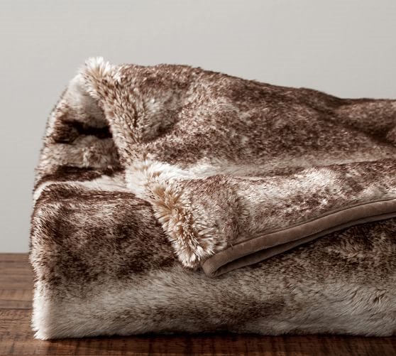 Top 19 Luxurious Registry Ideas for Modern Couples, Fur throw