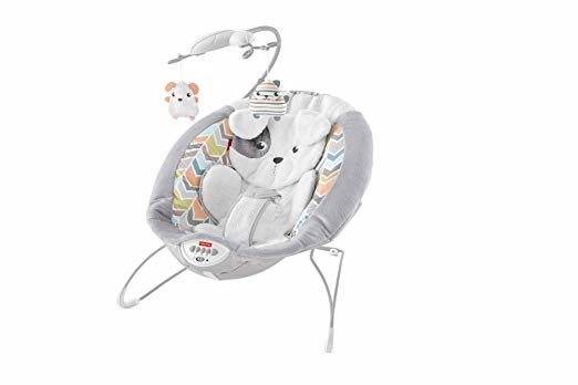 Best Baby Bouncers of 2019, Fisher-Price Deluxe Sweet Dreams Snugapuppy Bouncer