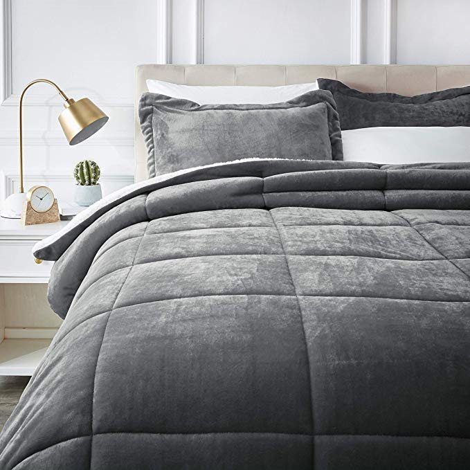 Best Comforters To Keep You Warm All Winter Long, Micromink Sherpa Comforter Bed Set