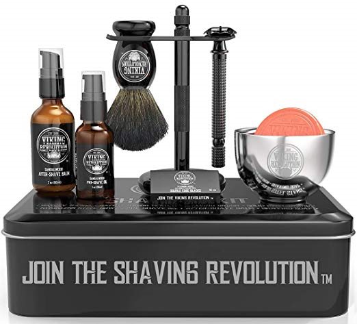 Best Christmas Gifts for Him and Her, Luxury Safety Razor Shaving Kit