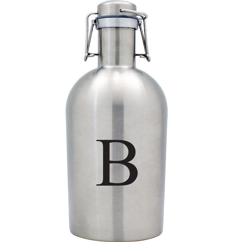 Best Christmas Gifts for Him and Her, Personalized 64 Ounce Growler