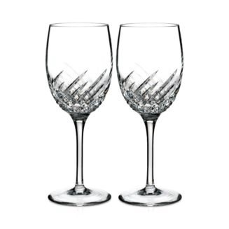 Tradineur - Set de 6 copas de vino de cristal, diseño sofisticado