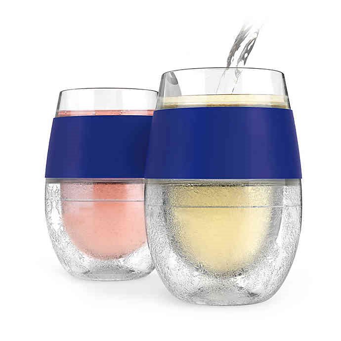 Best Wedding Gifts for Wine Lovers, Wine Freeze Cooling Glasses