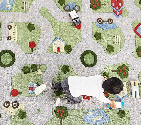 How to Create a Gender Neutral Nursery, Play in the Park Rug