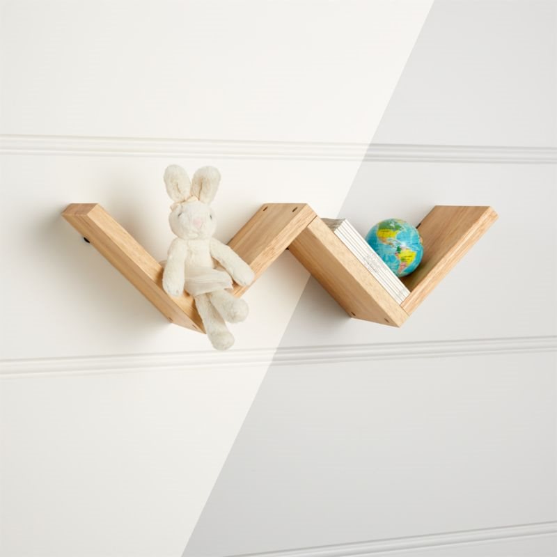 How to Organize All That Baby Stuff at Home, Origami Wall Shelf