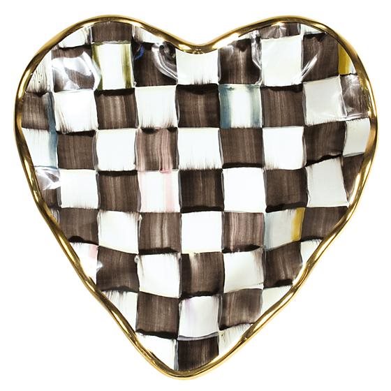 Heirloom-Worthy Wedding Gifts, Courtly Check Fluted Heart Plate