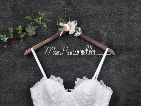 Custom Bridal Hanger | Etsy