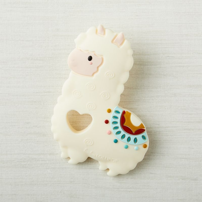 42-Baby-Shower-Gifts-Under-$25-Loulou-Lollipop-Llama-Silicone-Teether