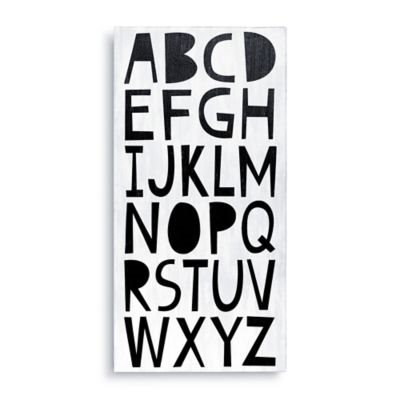 How to Plan Your Nursery with Confidence, Marmalade™ Modern Alphabet Wrapped Canvas Wall Art