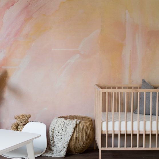 How to Plan Your Nursery with Confidence, Anewall Sandie Mural Wallpaper
