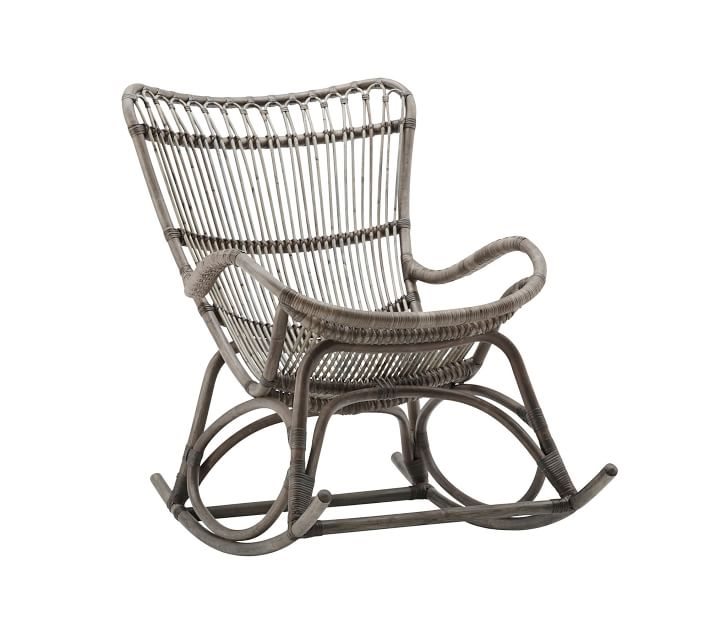 How to Plan Your Nursery with Confidence, Monet Rattan Rocking Chair