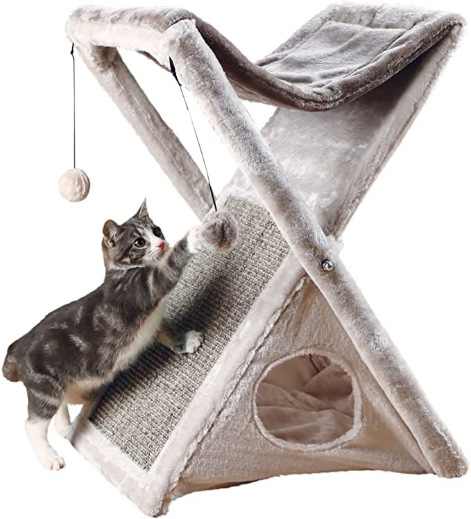 22 Wedding Registry Gifts Perfect for Pet Lovers, Fold and Store Cat Tower