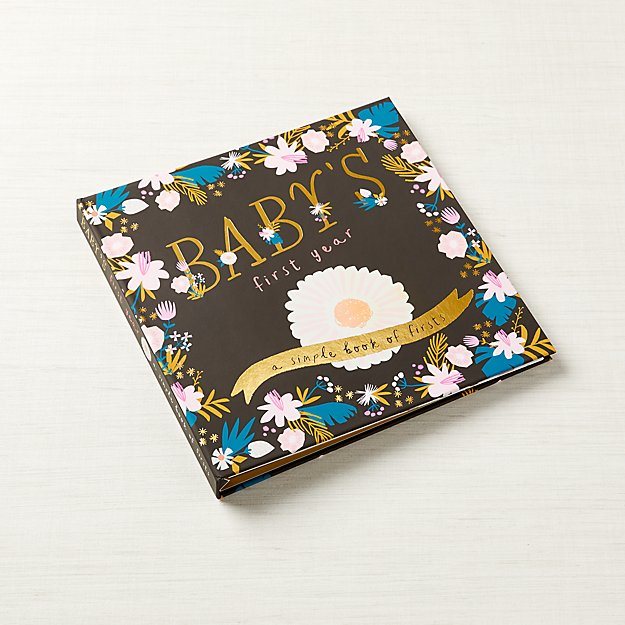 18 Sweet Baby Memory Books to Add to Your Registry, Golden Blossom Memory Book