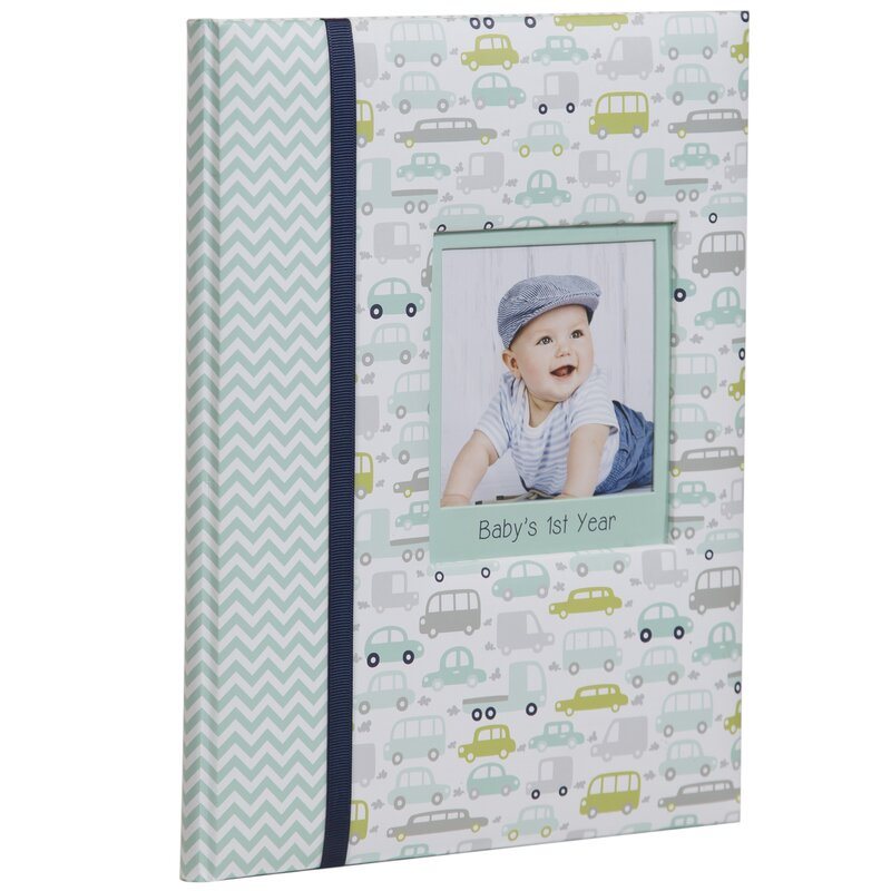 18 Sweet Baby Memory Books to Add to Your Registry, Baby Boy’s First Year Milestone Scrapbook