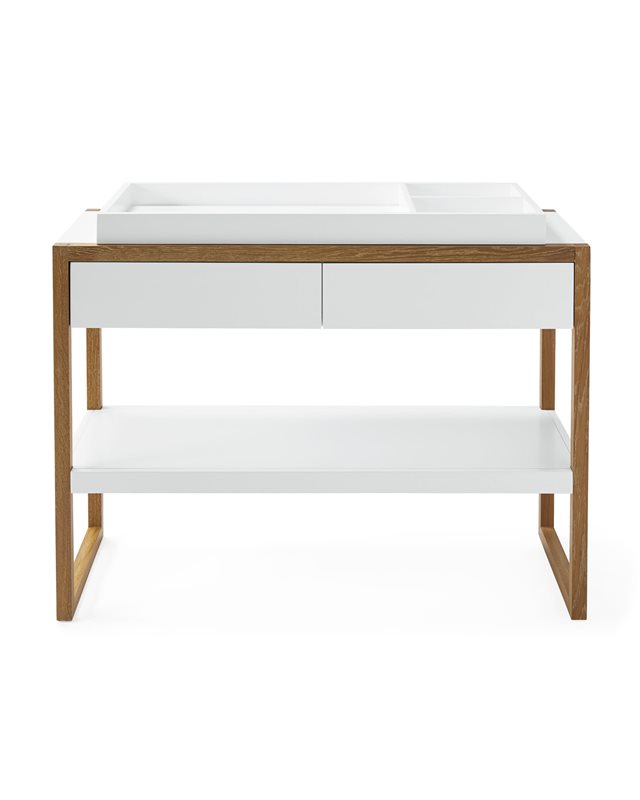 Small-Space Nursery Solutions with Style to Spare, Nash Changing Table