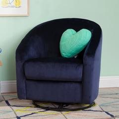 Small-Space Nursery Solutions with Style to Spare, Babyletto Madison Swivel Glider