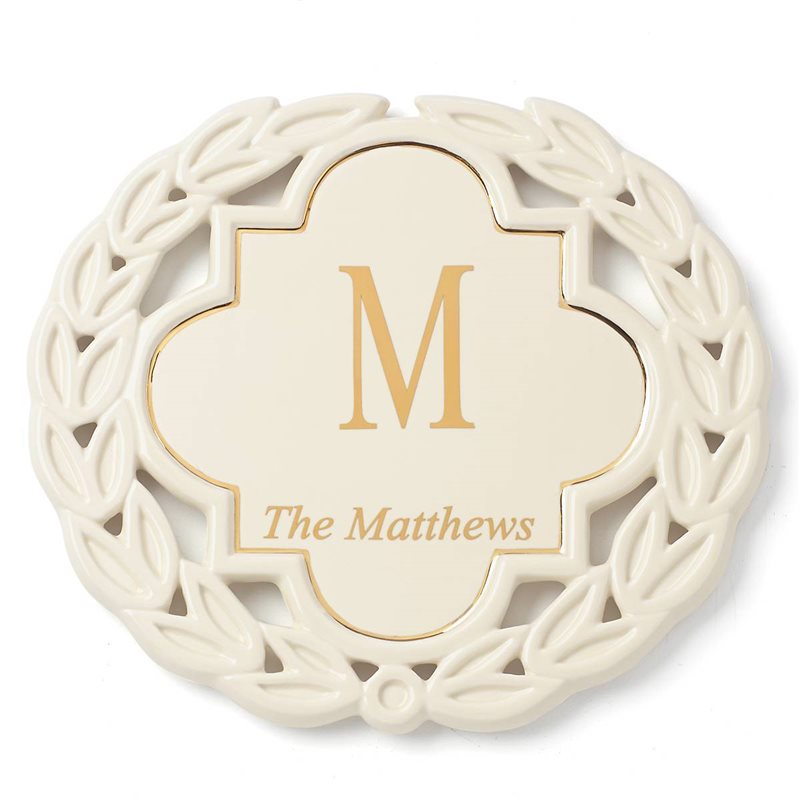 19 Personalized Wedding Gifts to Remember Your Special Day, Laurel Trivet