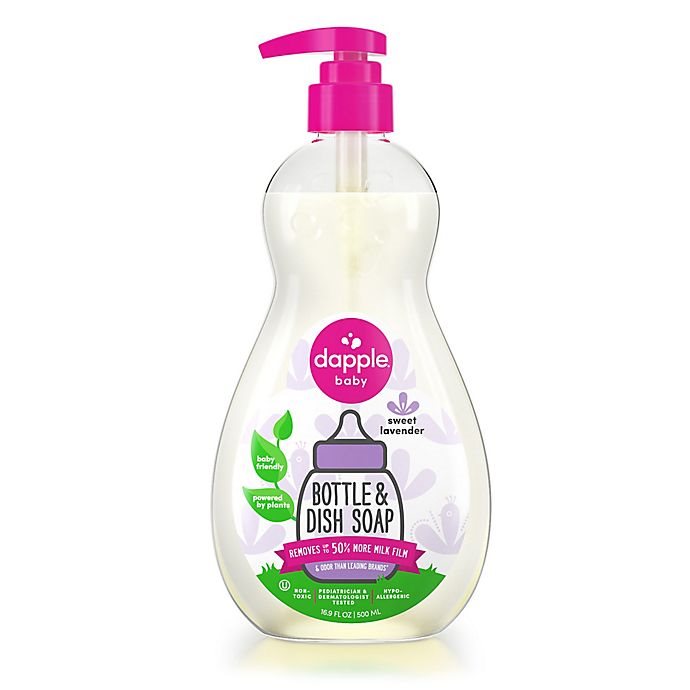 10​ Not-So-Obvious ​Things Every New Mom Needs, Dapple Lavender Bottle & Dish Soap from Bed Bath & Beyond Canada