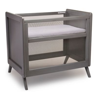 Baby Safety Month with JPMA: How to Create a Safe Sleep Environment for Baby, BreathableBaby® Mesh Mini Crib with Mattress from buybuy BABY
