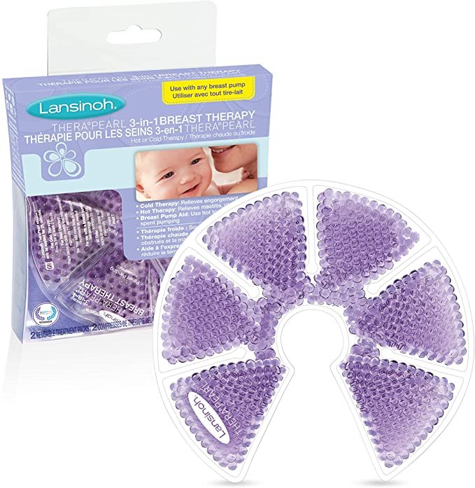 Nursing and Pumping Essentials for Your Baby Registry from Our Expert Mom, Lansinoh TheraPearl Breast Therapy Pack from Amazon Canada