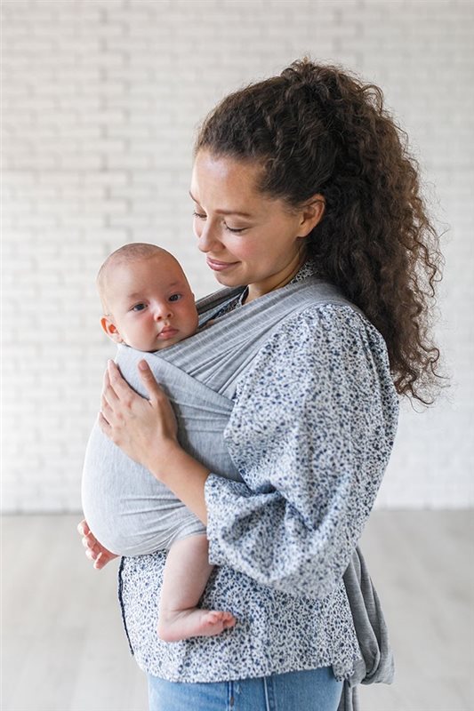 Baby Wraps: The Easy, Cozy Way to Keep Baby Close and Safe, Heather Grey from Solly Baby
