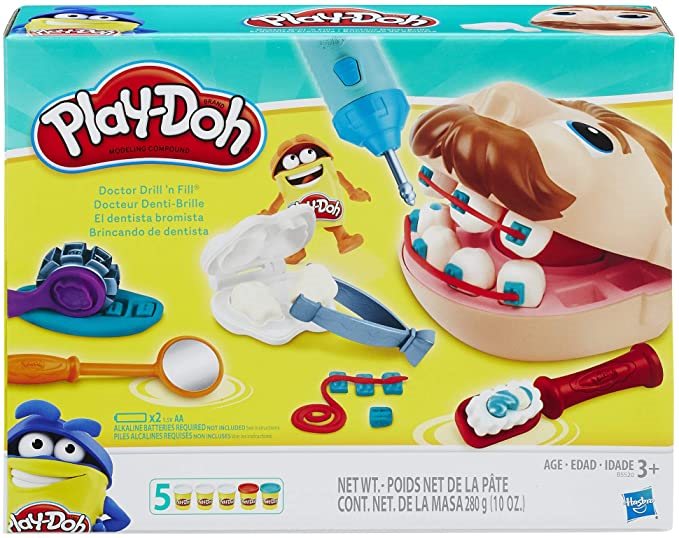 Savannah Walsh’s Secret to Calmly Feeding Your Newborn When You Have a Toddler Too, Play-Doh Doctor Drill 'n Fill Set from Amazon