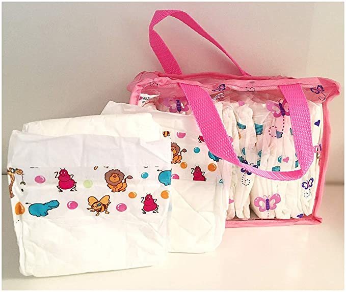 Savannah Walsh’s Secret to Calmly Feeding Your Newborn When You Have a Toddler Too, 12 Pack Baby Diapers Doll Accessories from Amazon
