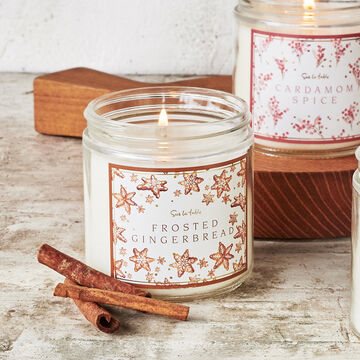 Sur La Table, Frosted Gingerbread Candle