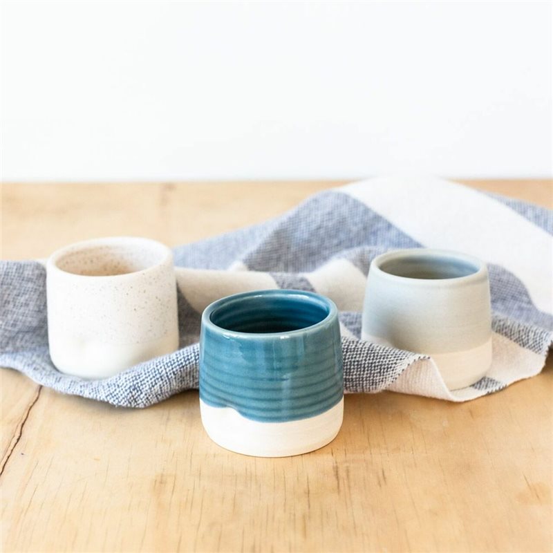 Handmade Stoneware Thumb-Grip Cup, Lafayette Avenue Ceramics
