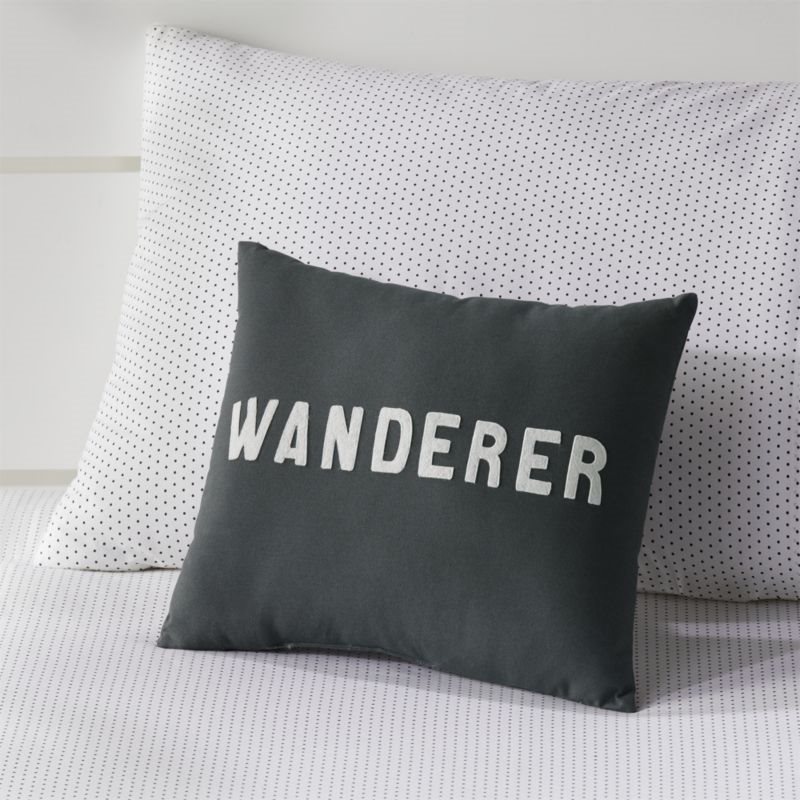 Wanderer Throw Pillow, Crate and Barrel