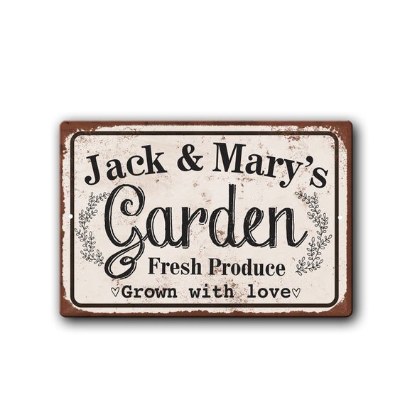 Personalized Garden Sign, Etsy