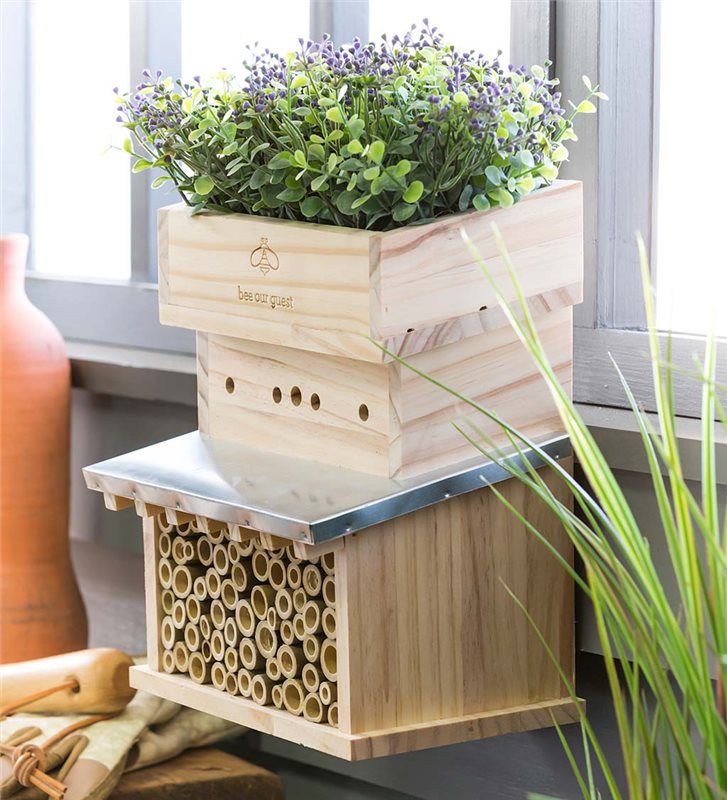 Living Roof Bee House with Nursery, VivaTerra