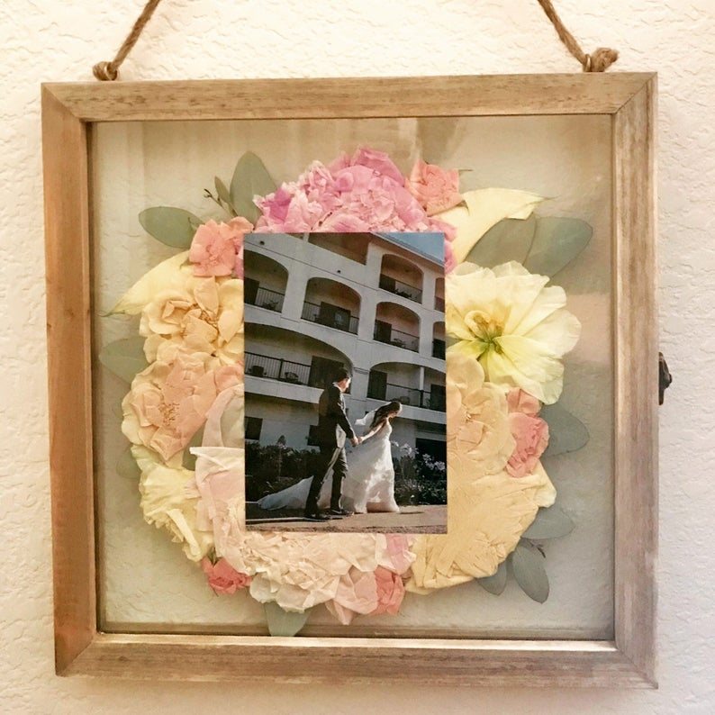 Custom Bridal Bouquet Wall Hanging, Etsy